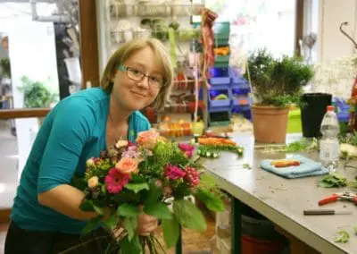 Floristin Bindet Strauss