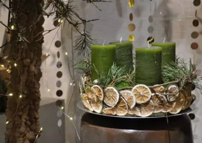 Limonen Adventskranz